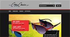 Desktop Screenshot of crazycharliesunglasses.com